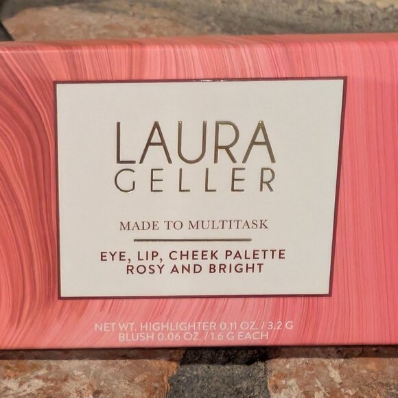 Laura Geller – Made to Multitask Eye, Lip & Cheek Palette • Rosy & Bright • NEW - Picture 3 of 5